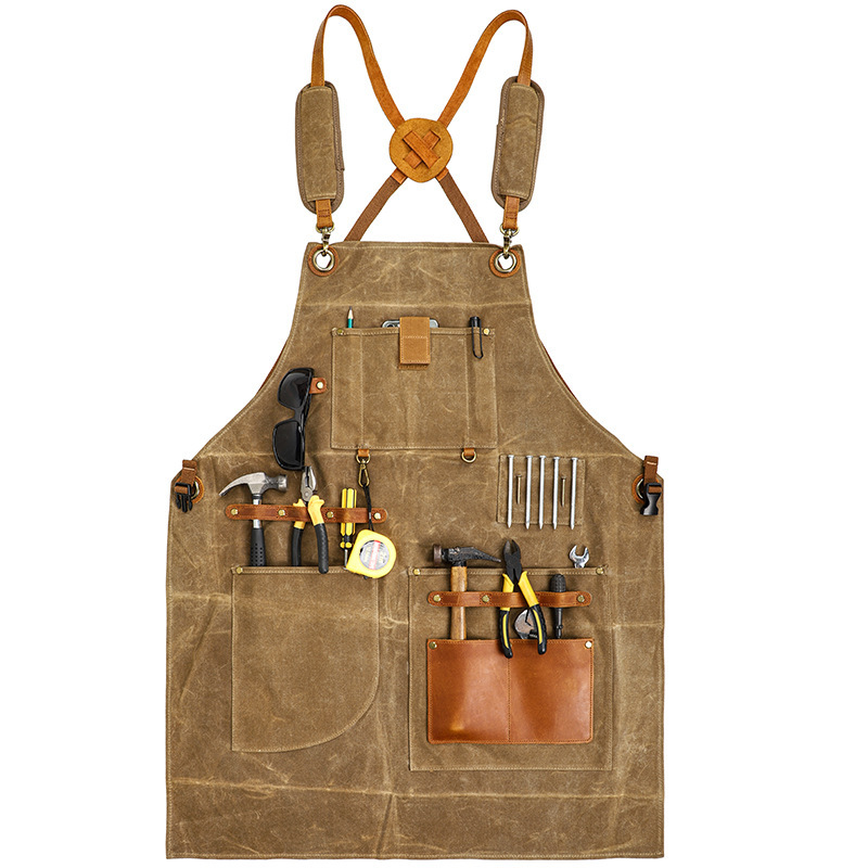 Gardening Tools Logo - الصناعة الثقيلة مشمع قماش المئزر شعار