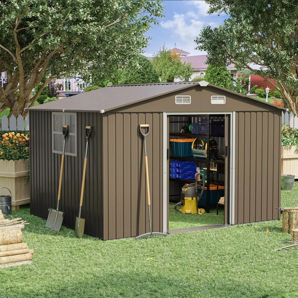 Gardening Tools Storage - مخزن معدني خارجي 10T x 8T