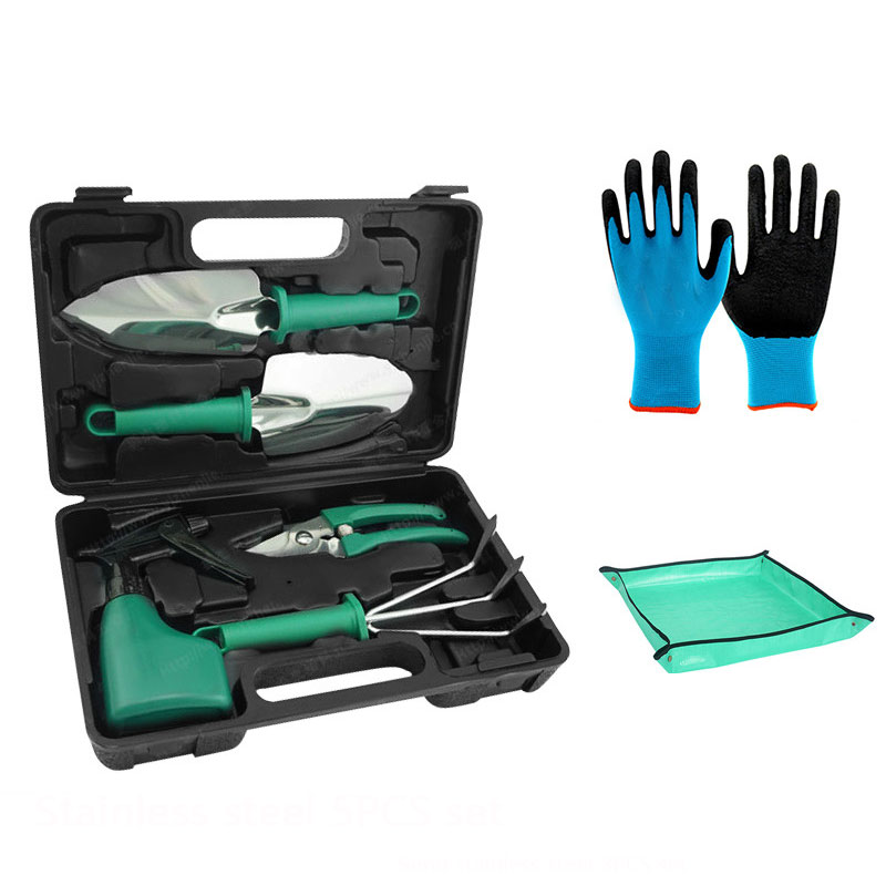 Gardening Tools Set - مجموعة أدوات الحدائق من الفولاذ المقاوم