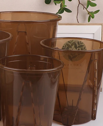 Orchid Potting Mix - أواني بلاستيكية للتحكم في جذور الأوركيد