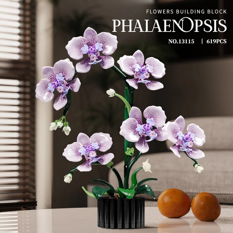 Orchid Potting Mix - 619 قطعة فالاينوبسيس اللبنات الزهور السحلية