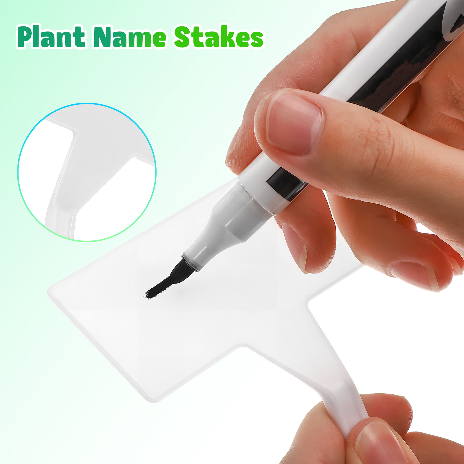 Gardening Tools With Names - 35 قطعة من علامات النباتات البلاستيكية