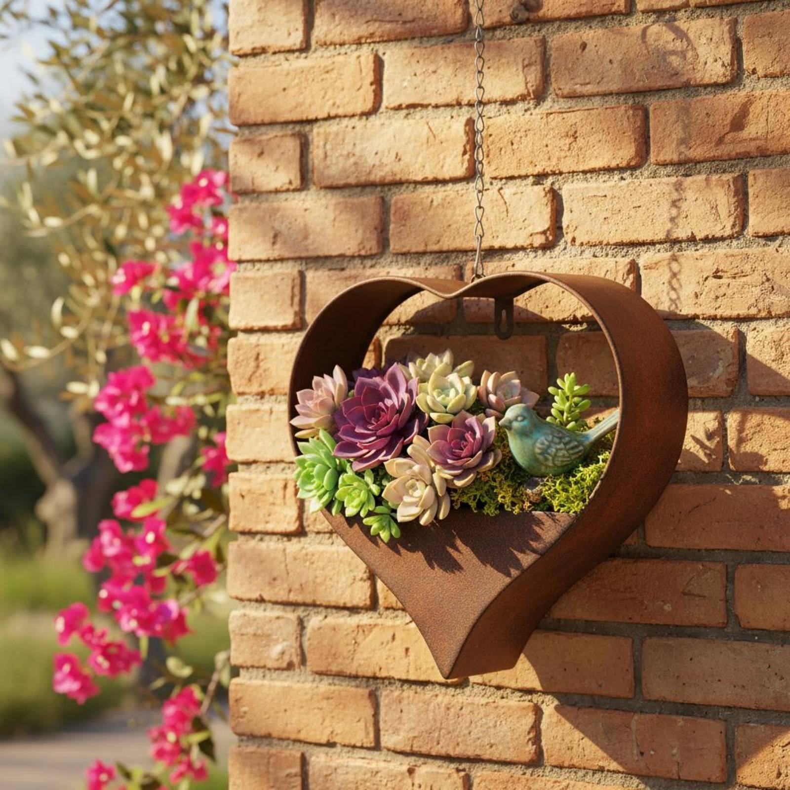 حامل نباتات معدني على شكل قلب  - مراجعة Hanging Planter Basket وسعره