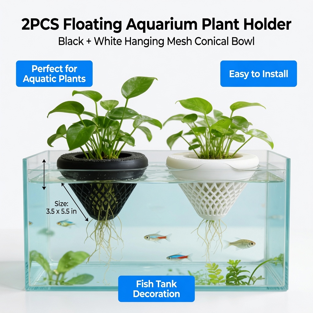 قطعتان من حامل النباتات العائم - مراجعة Hanging Planter Basket وسعره
