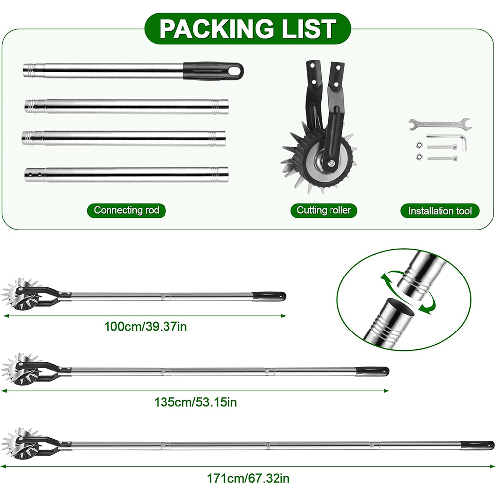 أداة تشذيب الحواف الدوارة مقاس - مراجعة Gardening Tools Edger وسعره