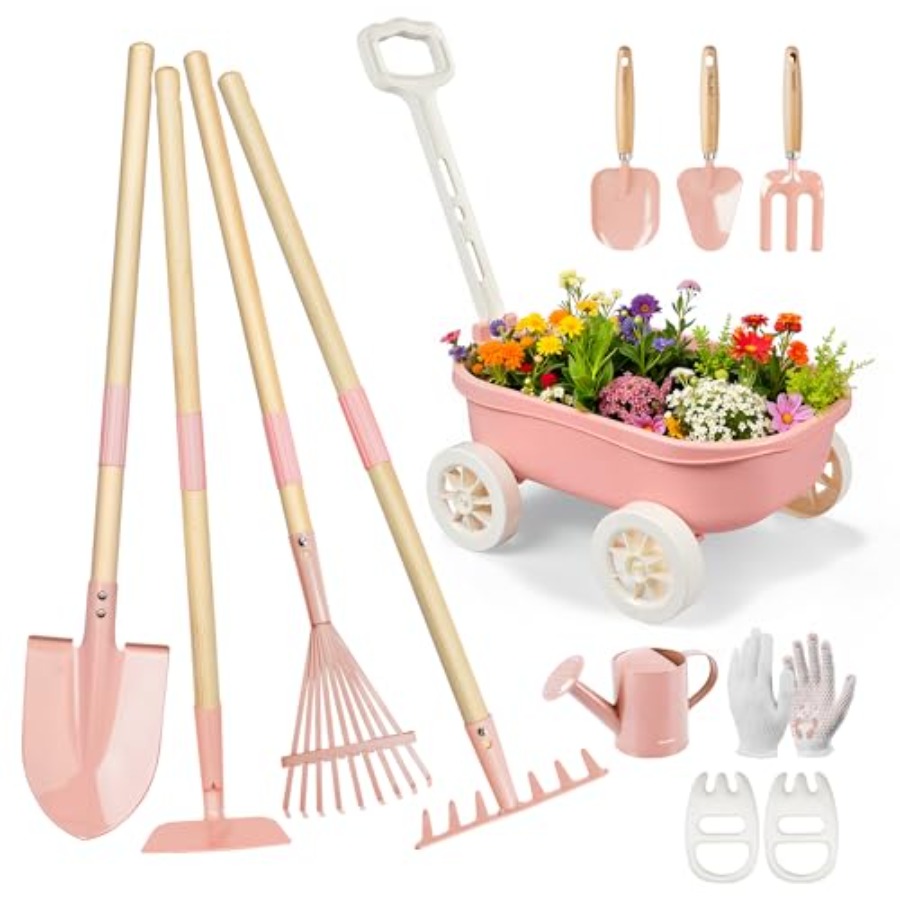 مجموعة أدوات الحدائق مع عربة ي - مراجعة Gardening Tools In Japan وسعره