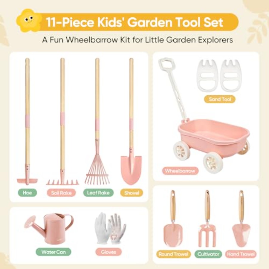 مجموعة أدوات الحدائق مع عربة ي - مراجعة Gardening Tools In Japan وسعره