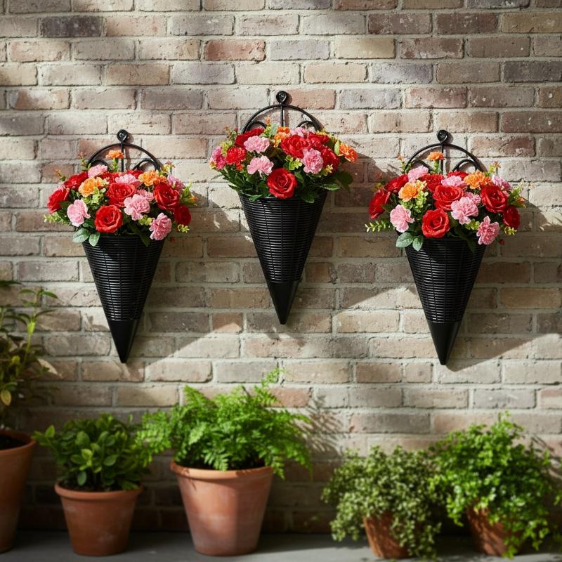 سلة زراعة معلقة على شكل مخروط  - مراجعة Hanging Planter Basket وسعره