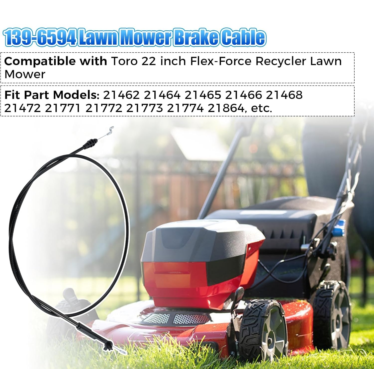 كابل فرامل PP B&S رقم 139-6594 - مراجعة Gardening Tools B&M وسعره