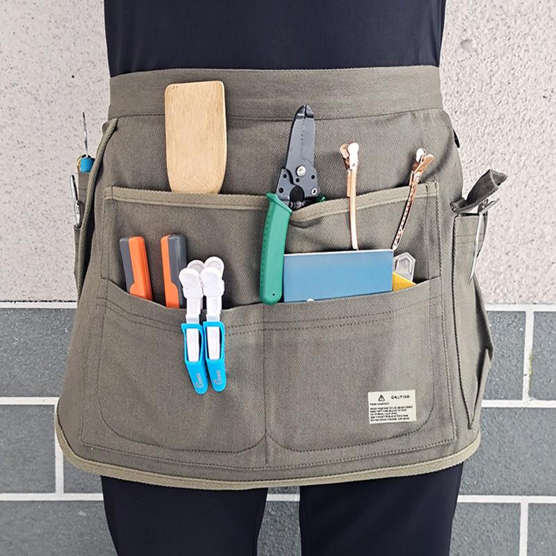 مريلة نصف الجسم مع شعار مطبوع، - مراجعة Gardening Tools Logo وسعره
