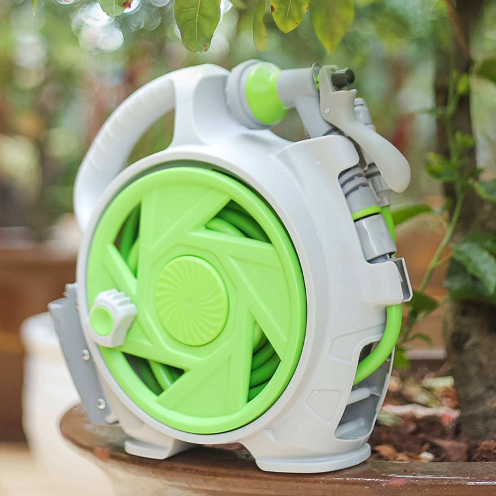 بكرة خرطوم مياه محمولة باليد،  - مراجعة Gardening Tools Hand وسعره