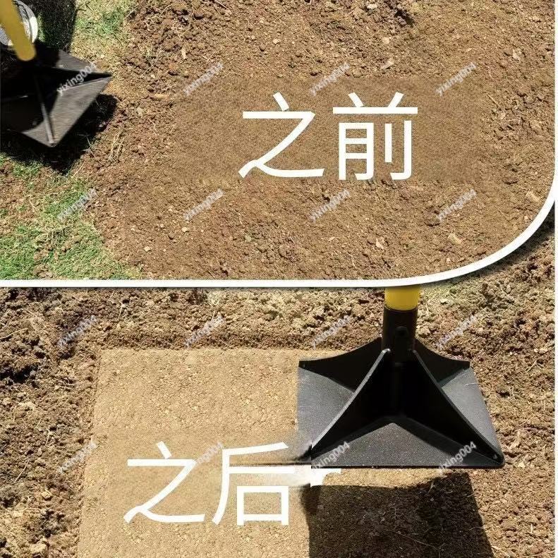أداة دك التربة الفولاذية القاب - مراجعة Gardening Tools Hand وسعره