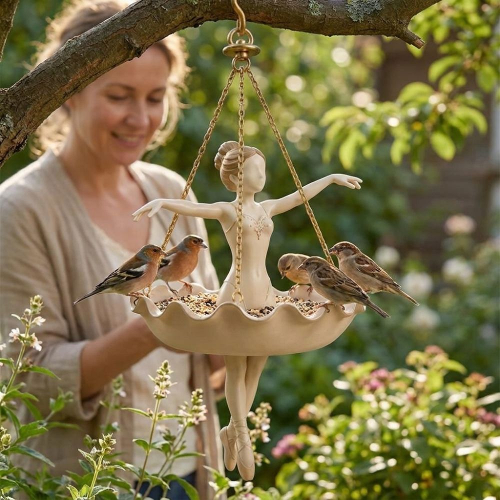 مزهرية معلقة على شكل راقصة بال - مراجعة Hanging Planter Basket وسعره
