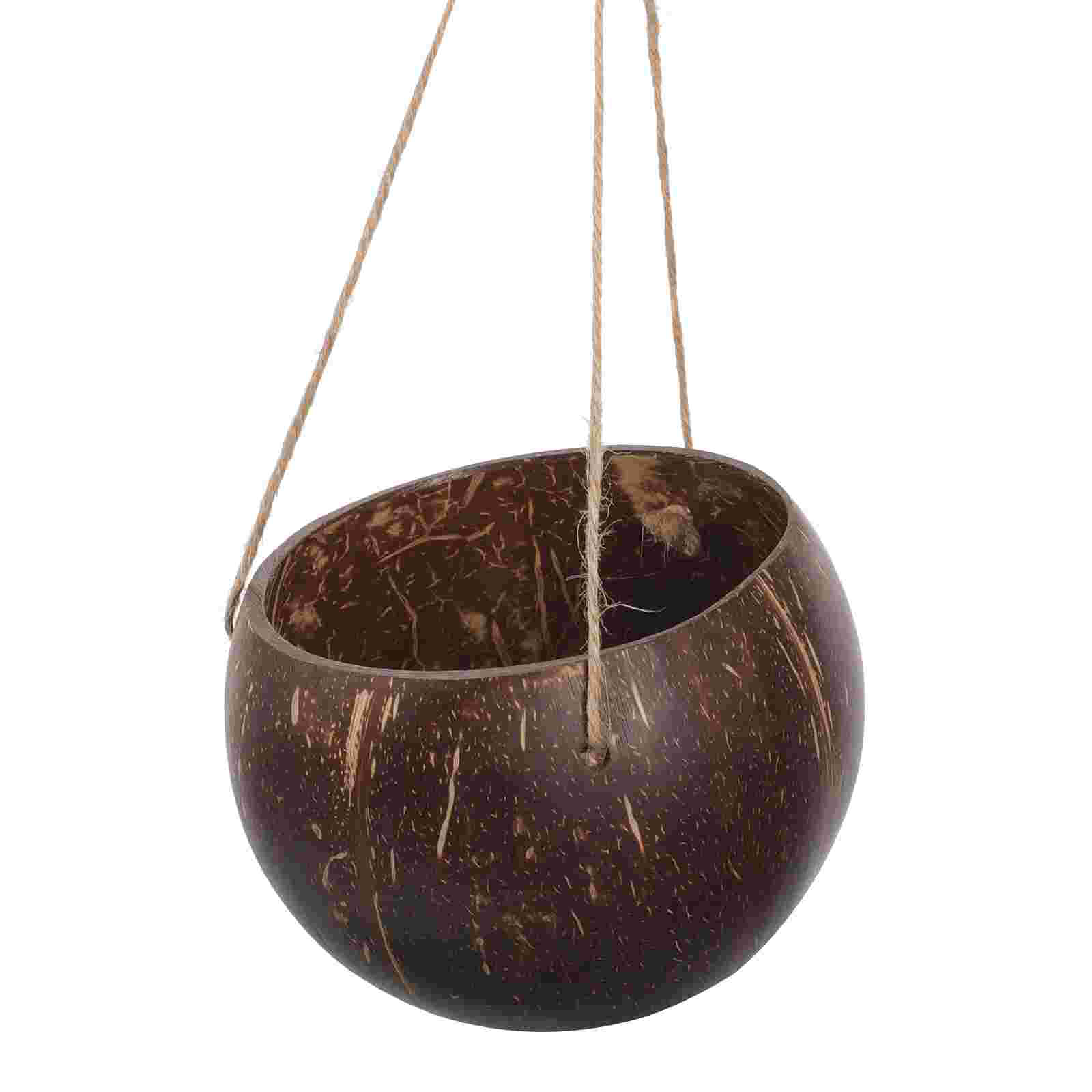 أواني زهور على شكل قشرة جوز ال - مراجعة Hanging Planter Basket وسعره